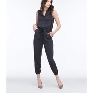 ADRIANO GOLDSCHMIED Frances Jumpsuit Denim Chambray Size Small Utility